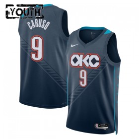 Barn Oklahoma City Thunder Tröja Alex Caruso Nike 2025-26 City Edition Svart Swingman